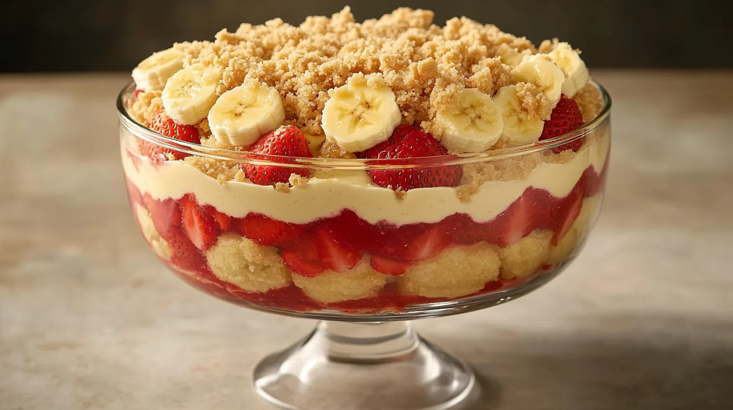 strawberry banana pudding